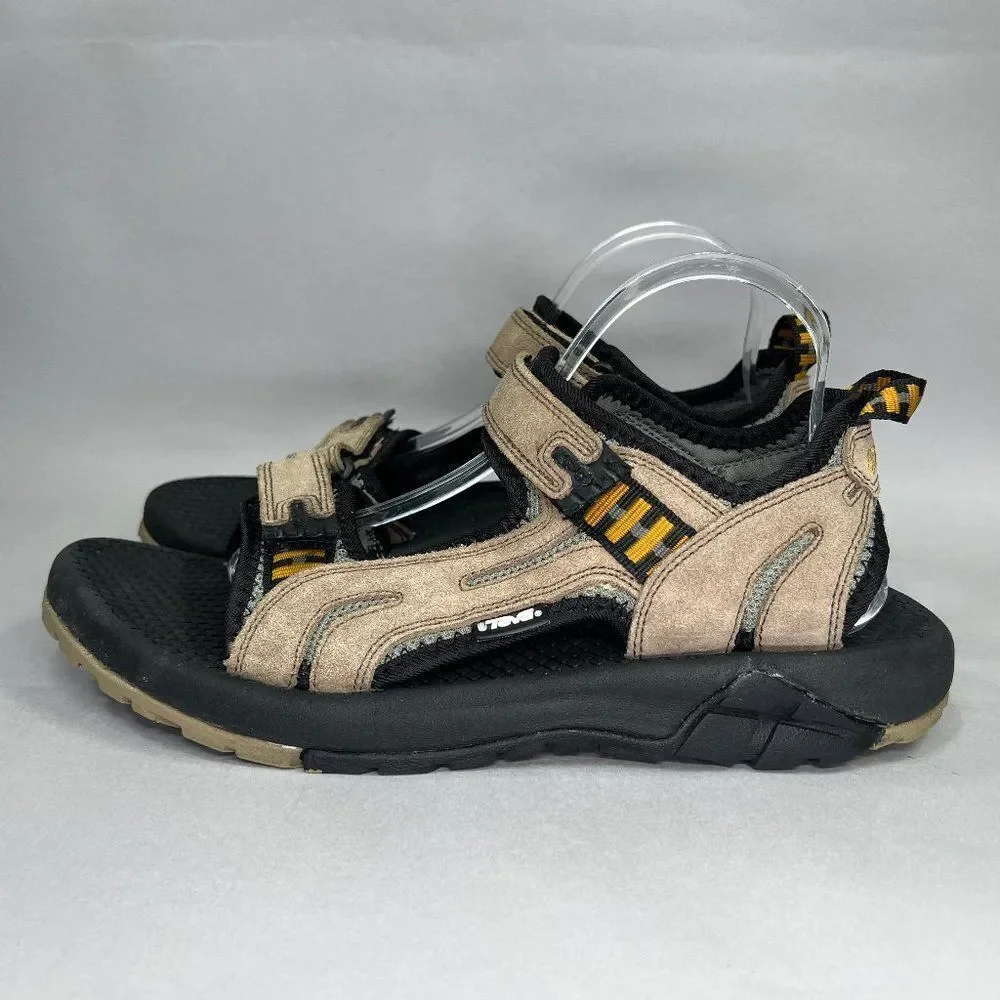Teva XPD Spoiler II Sandals Men's Size 10 Tan Suede Outdoor Trail‎ Hiking Sport